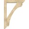 Ekena Millwork Legacy Slat Rough Sawn Bracket w/ Offset Brace, Douglas Fir, 6"W x 32"D x 44"H BKT0604X32X44LEC06RDF - alternate 3